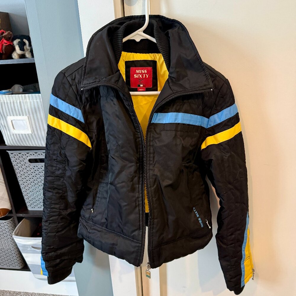 Miss Sixty Nylon Racer Jacket Size S
